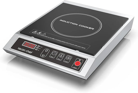 Plaque à induction, Portable 1 Feu Puissante 3500 W, grande capacité de charge de 50 KG, Plaque de cuisine electrique Réglable sur 10 niveaux