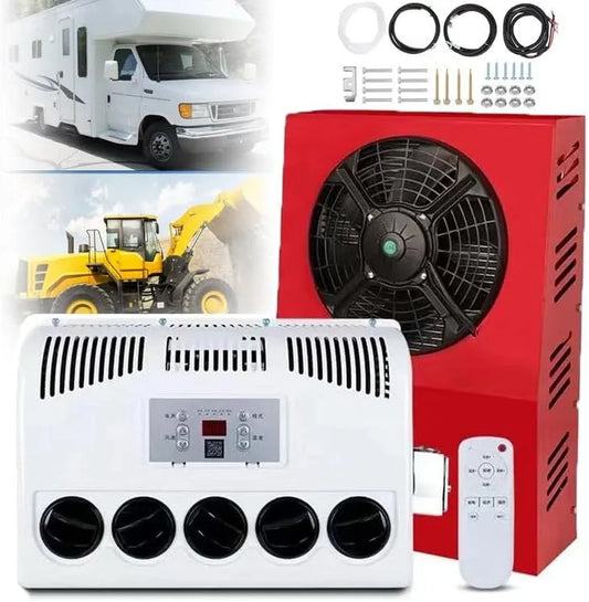 Climatiseur, système efficace pour la vie mobile, split pour camping-car, télécommande incluse, Refroidissement rapide, faible bruit