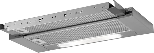 AEG modèle DPB5650M, hotte Semi-intégrée, Acier inoxydable 537 m³/h A, semi-encastré