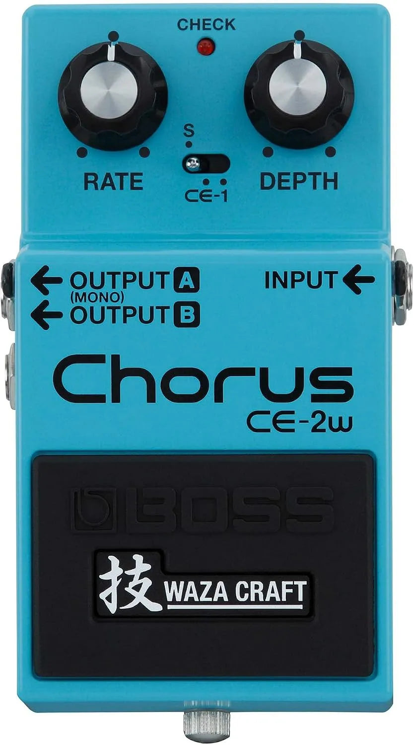 BOSS CE-2W CE-1 Chorus, Une reproduction authentique des légendaires pédales de CE-2 &, Pédale d'effet pour guitare Waza Craft à circuit analogique