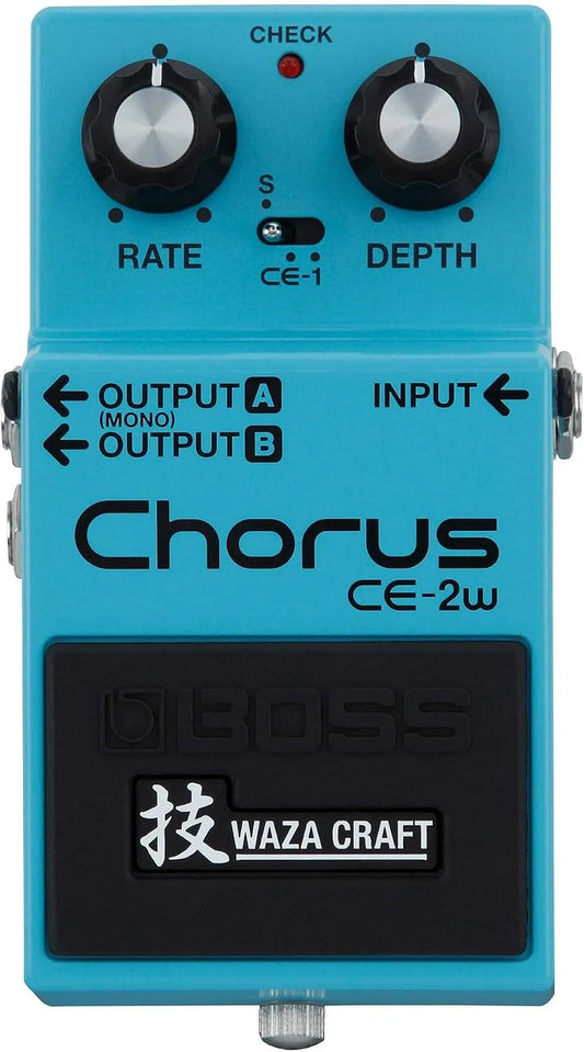 BOSS CE-2W CE-1 Chorus, Une reproduction authentique des légendaires pédales de CE-2 &, Pédale d'effet pour guitare Waza Craft à circuit analogique