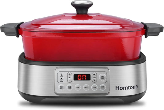 Cocotte, Revêtement Anti-adhésif en Céramique Saine Pour Cuisson Lente, Sauter, Saisir, Cuire à la Vapeur