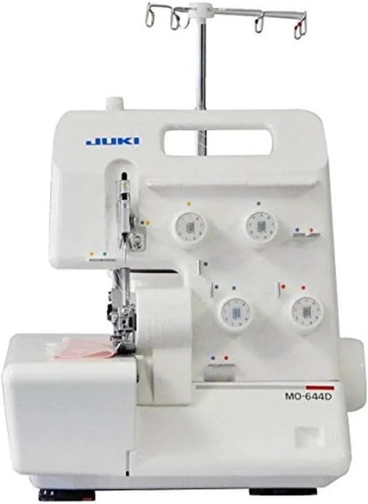 Modèle Surjeteuse MO-644D Juki, dimensions 34 x 27 x 29,5 cm, Métal, finition blanche