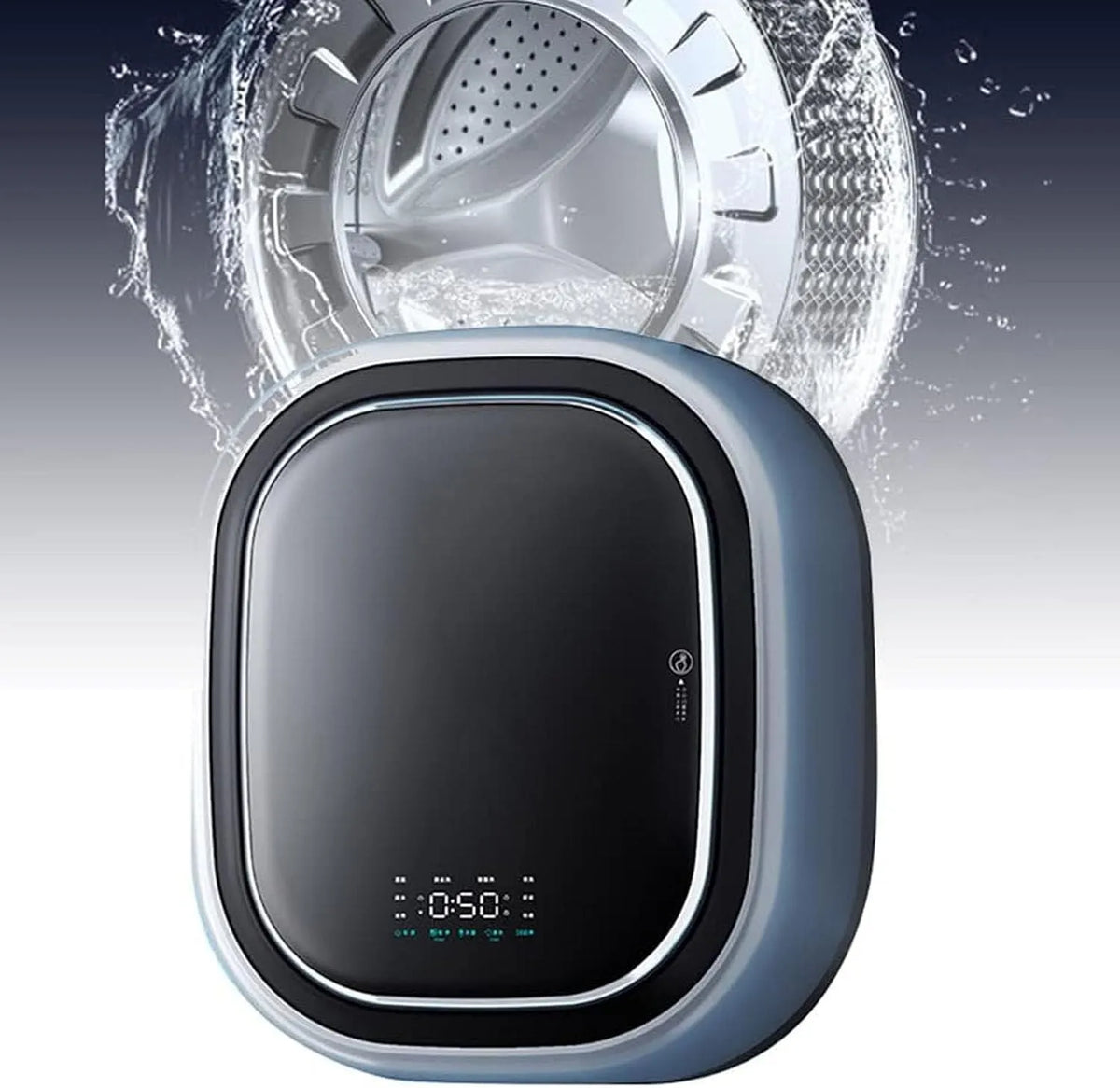 Machines à Laver à Tambour Mural Mini Les, capacité de 3 kg, 15 Minutes de Lavage Rapide, Cuisson et Lavage à Haute température