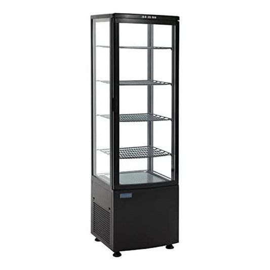 Modèle C-Series Vitrine réfrigéree incurvée 235 litres DP289 1690 x515 x485 Polar Refrigeration, 2°C à 12°C, 4 étagères, mm, Classe énergétique B