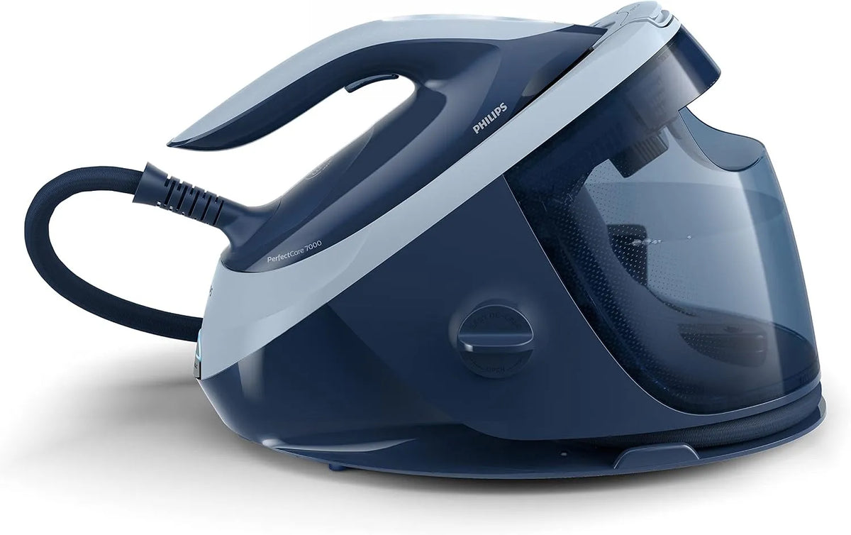 Philips modèle, Centrale Vapeur PerfectCare Série 7000-2100 W PSG7030/20, Fonction pressing de 600 g, 8,0 Bars, Réservoir de 1,8L/min, Marine