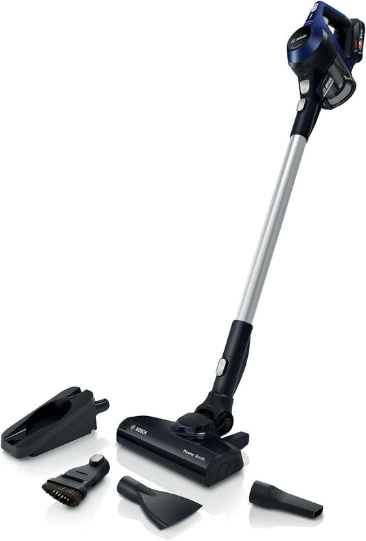 Bosch aspirateur balai BBS611MAT, sans fil rechargeable, Electroménager Unlimited 6, autonomie de 30 min, batterie Power for All, brosse motorisé